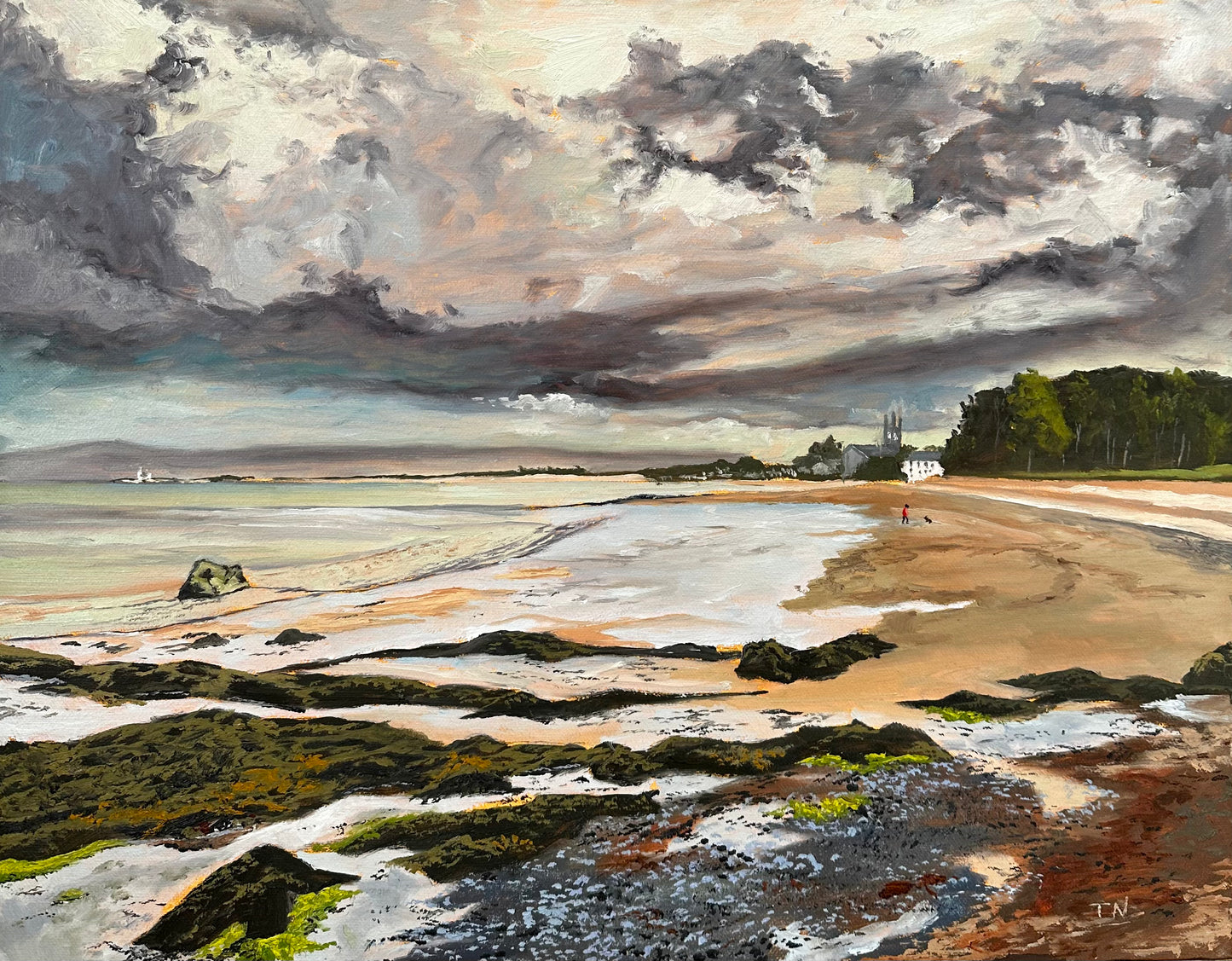 Low Tide, Rosemarkie A4 print