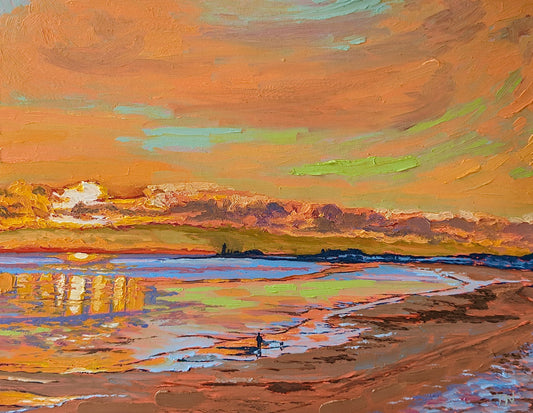 Sunrise, Rosemarkie Beach A4 print