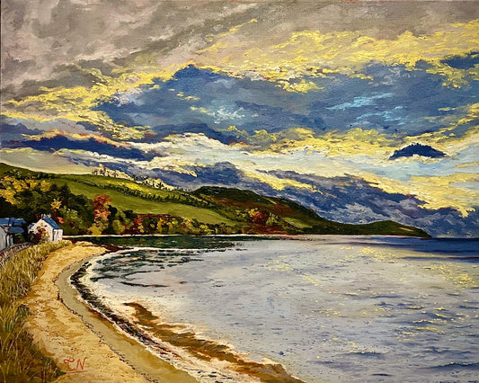 Autumn Arrives, Rosemarkie Beach A4 print