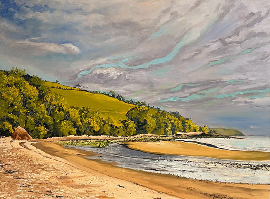Low Tide, Rosemarkie Beach A4 print