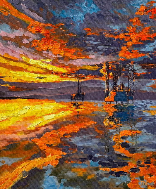 Last Light, Cromarty A4 print